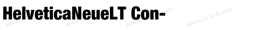 HelveticaNeueLT Con字体转换
